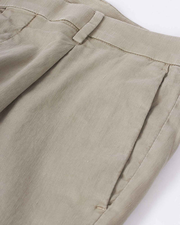 Frederick Linen Mix Chino Khak
