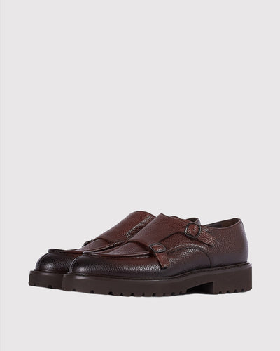 Double Monk Loafer Brun