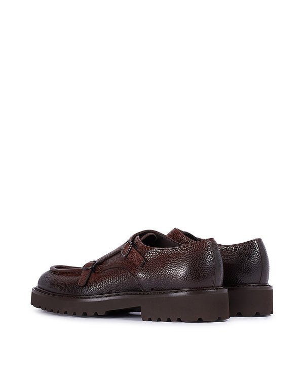 Double Monk Loafer Brun