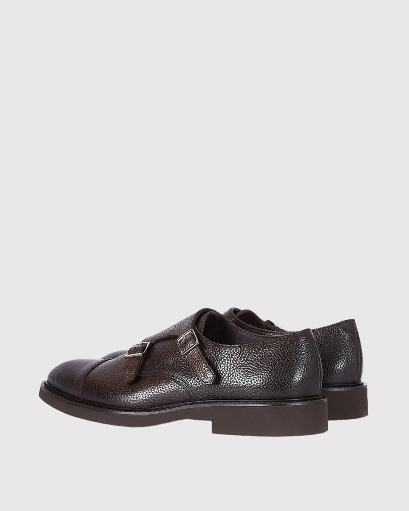 Double Monk Strap Inca Brun