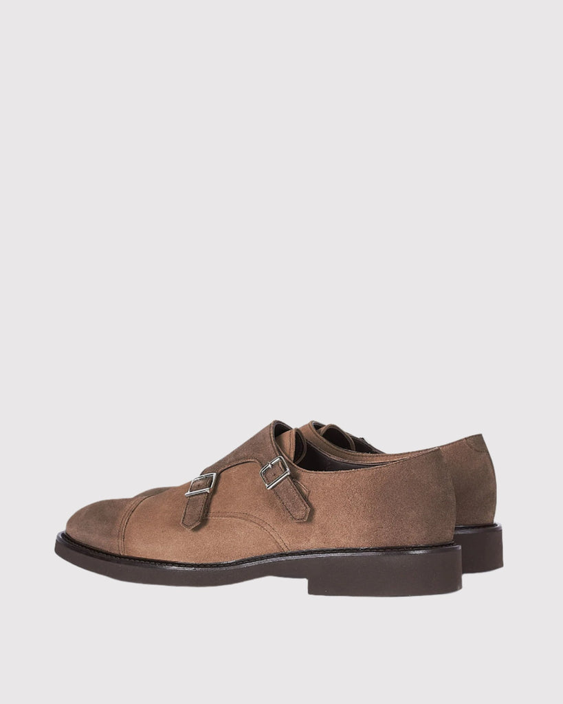 Double Monk Strap Cacao Brun