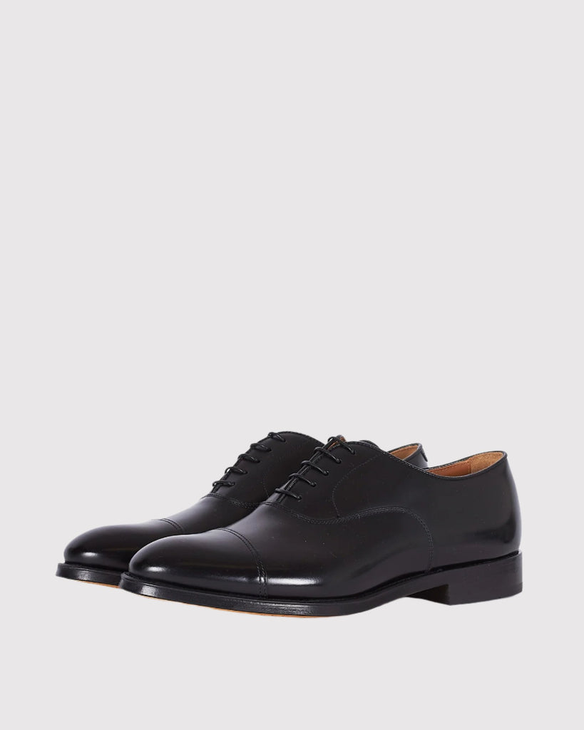 Oxford Cap Toe Horse Sort