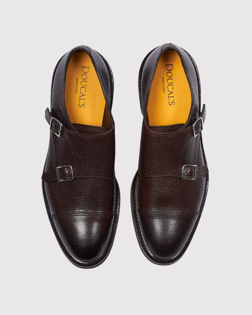 Double Monk Strap Inca Brun