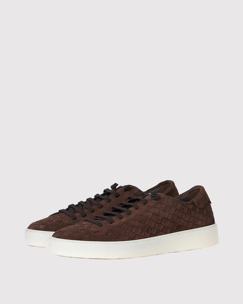 Weave Suede Sneakers Brun