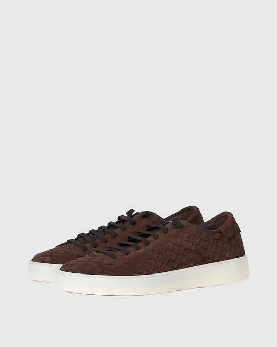 Weave Suede Sneakers Brun