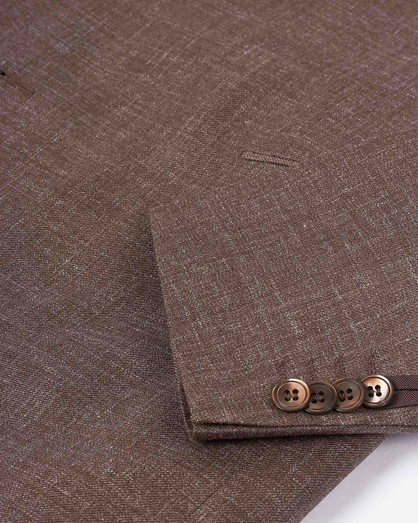 Rufus Blazer Silk Brun