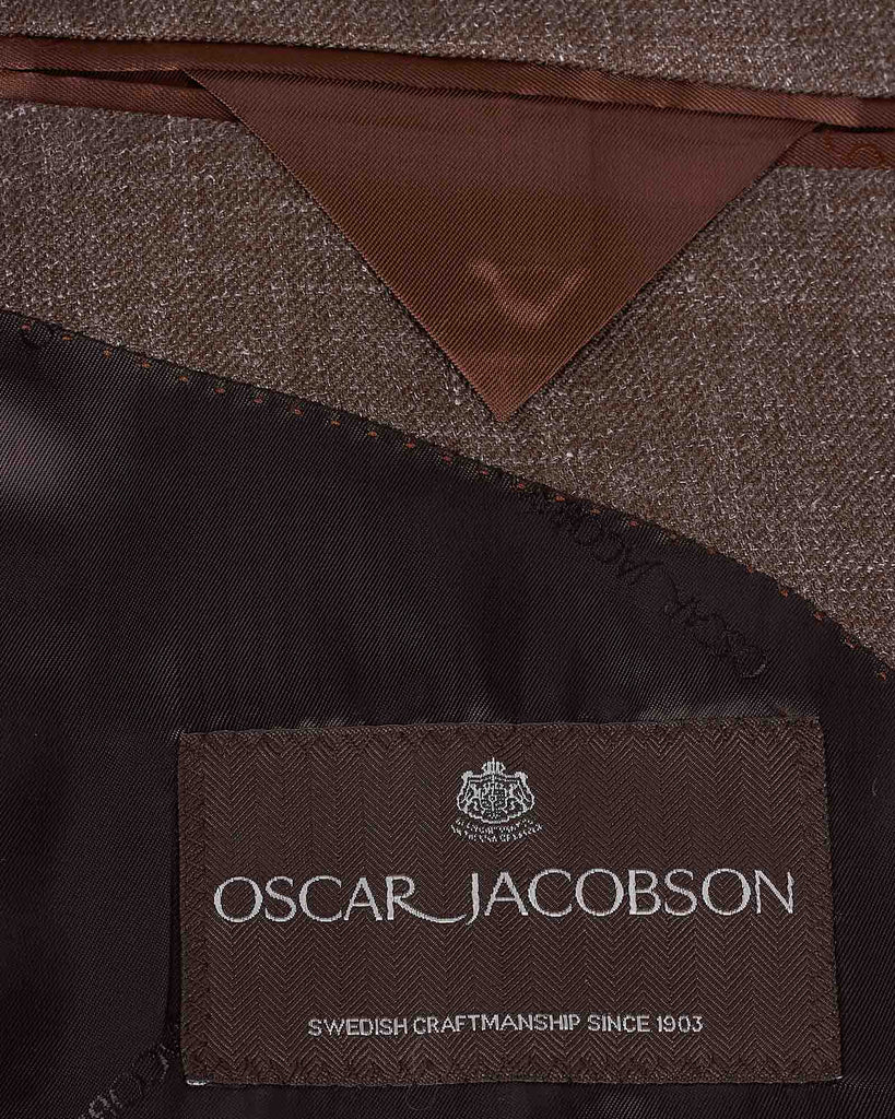 Rufus Blazer Silk Brun