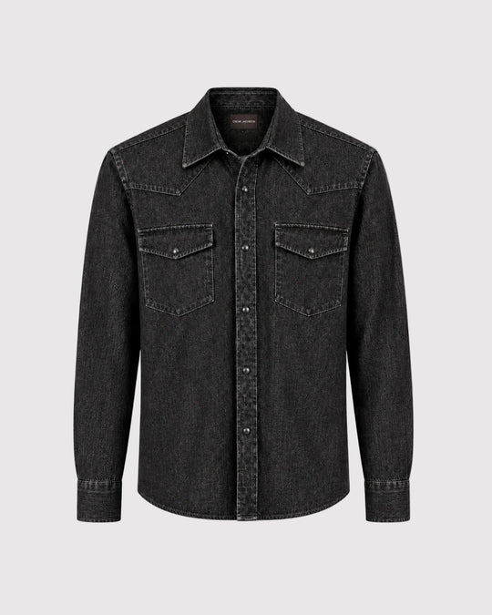 Western Shirt Grå
