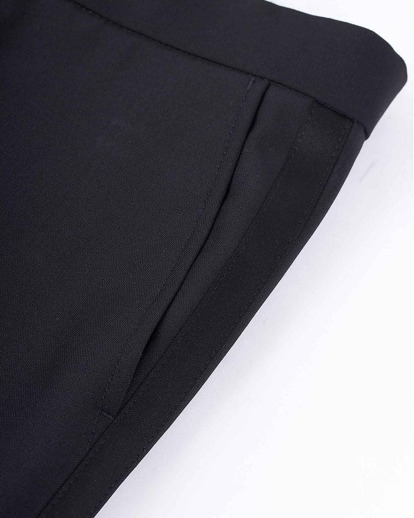 Denz Tuxedo Trousers Sort