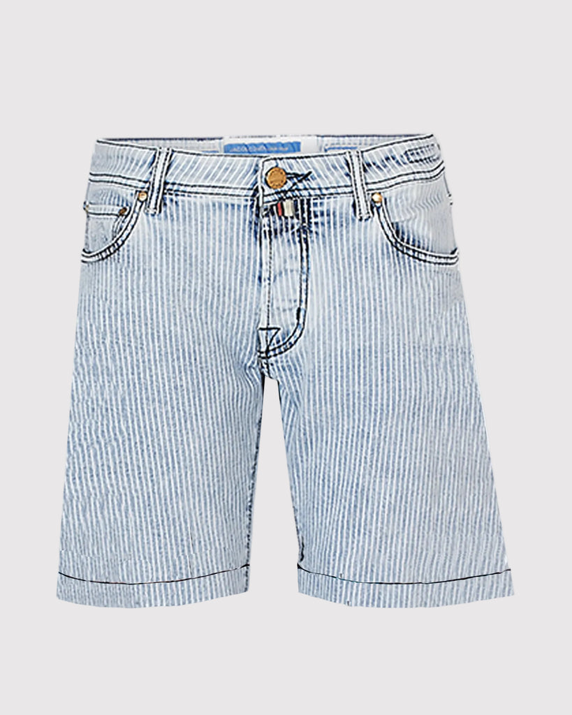 Nick Shorts Strib Blå