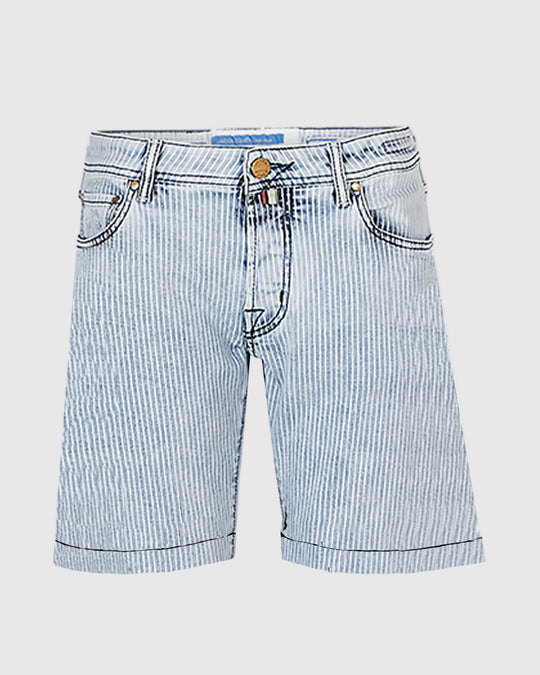 Nick Shorts Strib Blå