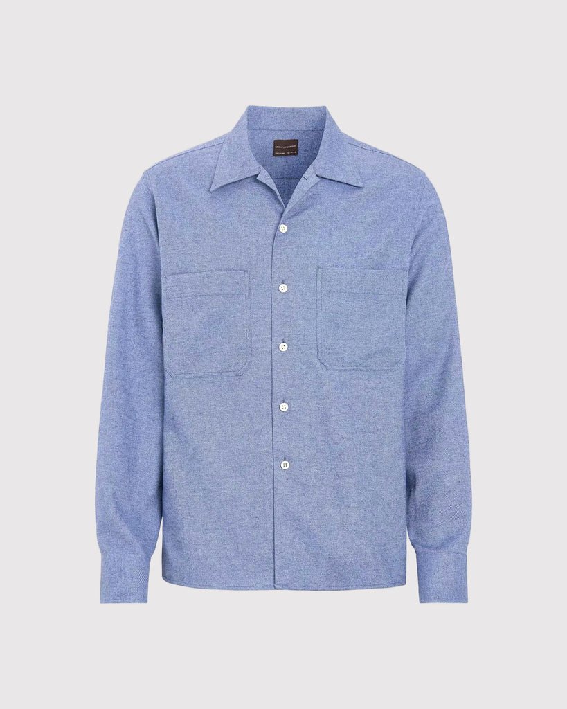Cuban Winter Shirt Blå