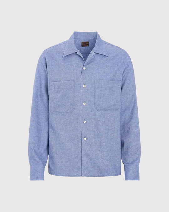 Cuban Winter Shirt Blå