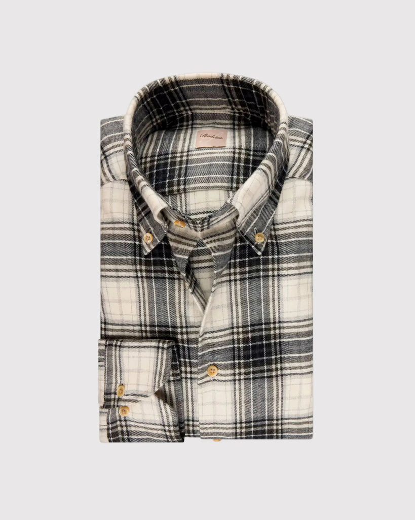 Regular Fit Flannel Check Shirt Grøn