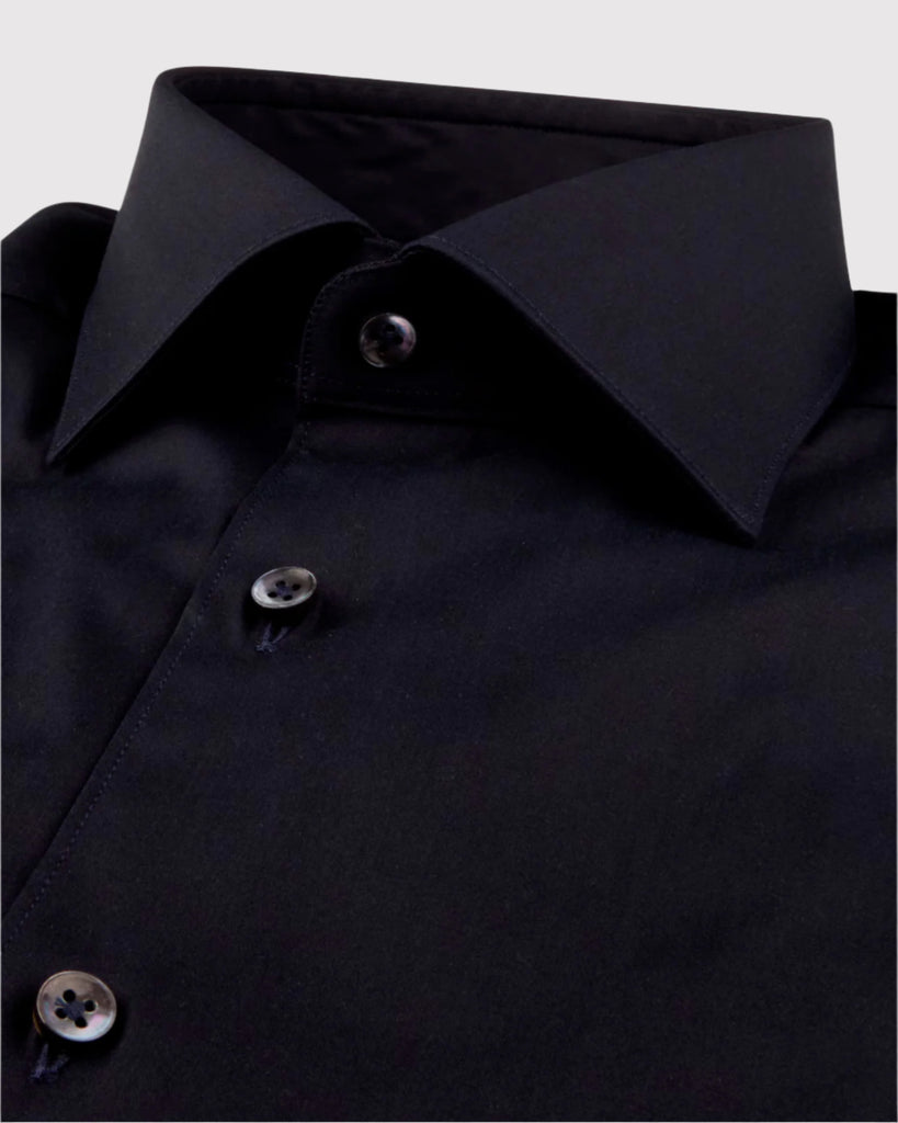 Slim Fit Stretch Skjorte Blå