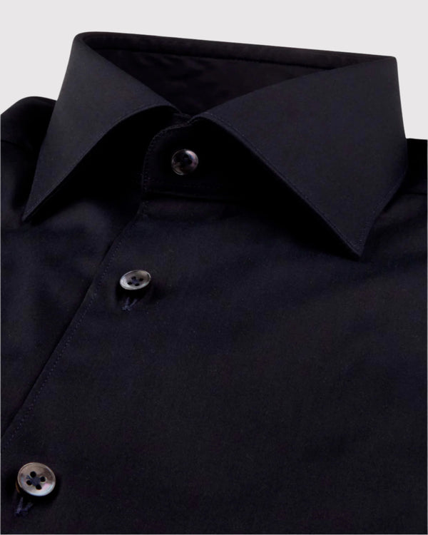 Slim Fit Stretch Skjorte Blå