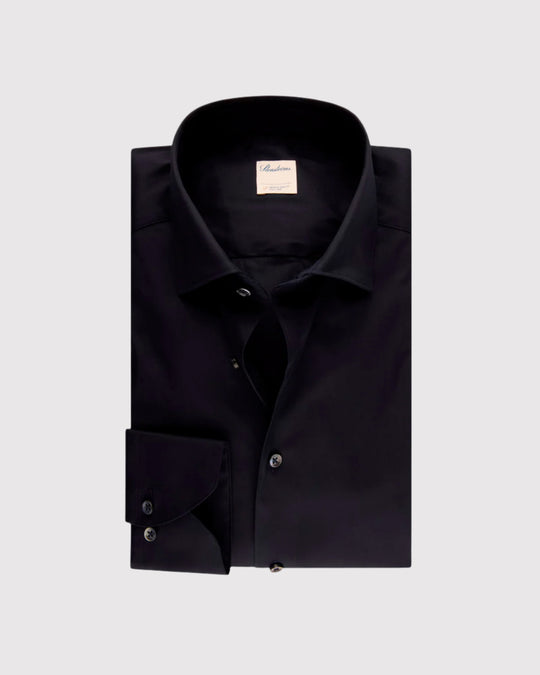 Slim Fit Stretch Skjorte Blå