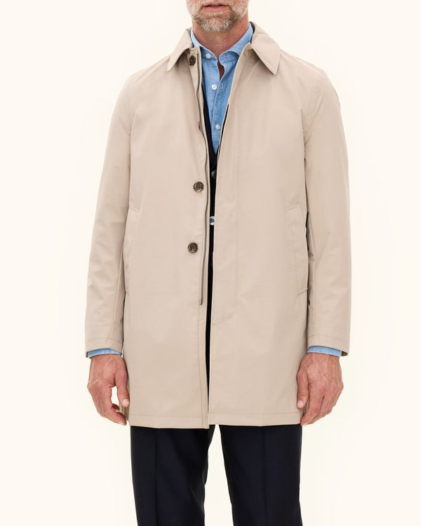 Car Coat Stretch Sand