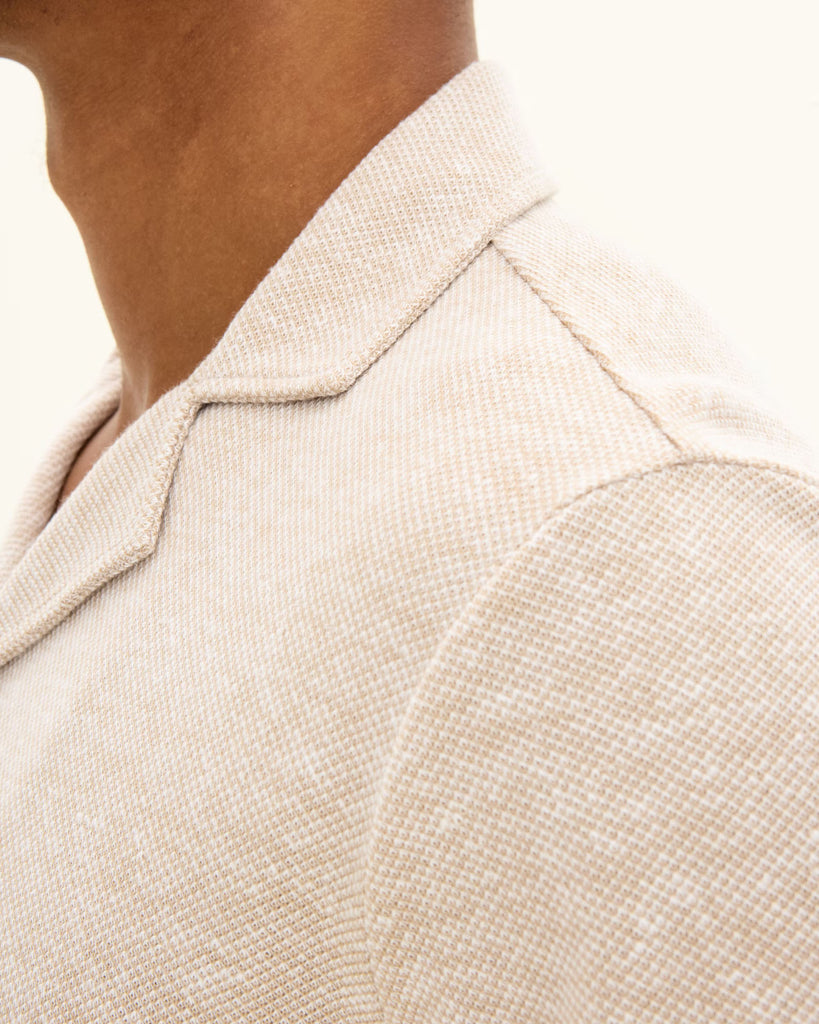 Konrad Reg Fit Skjorte Sand