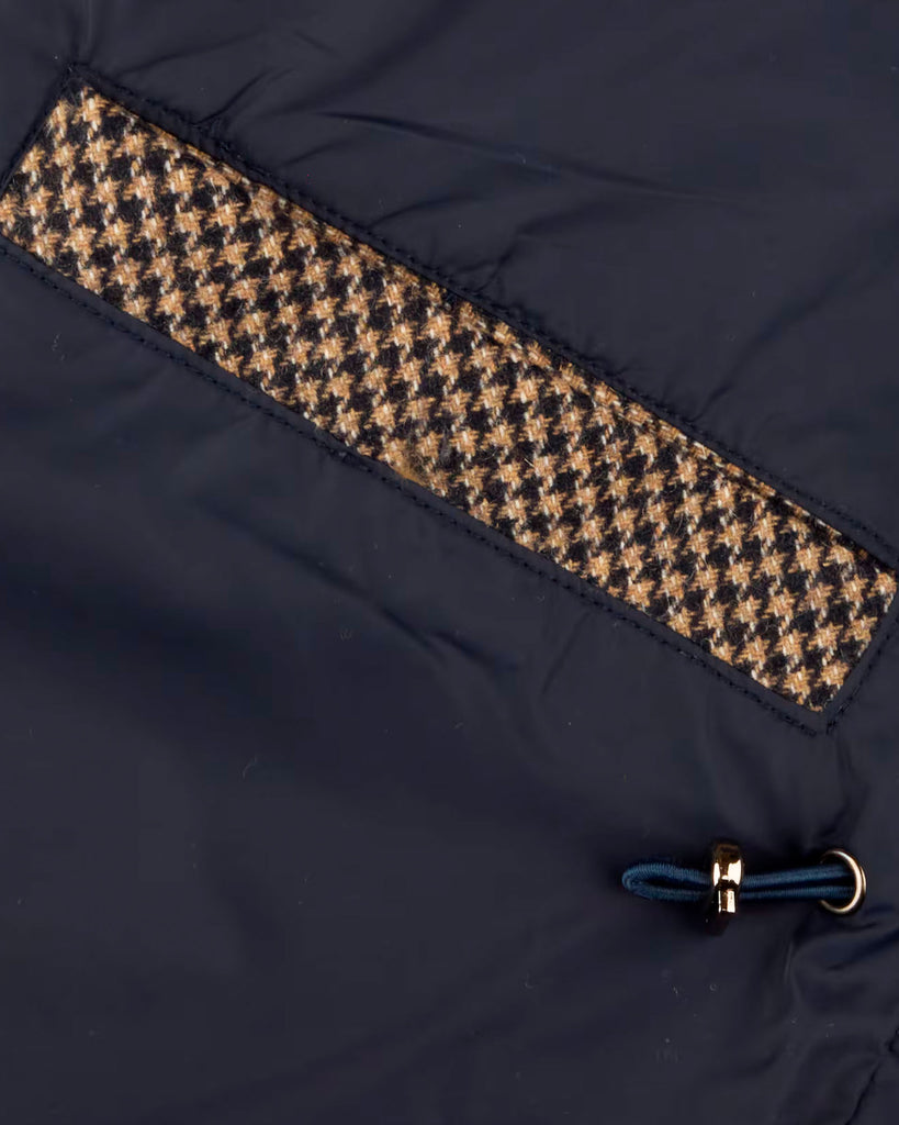 Houndstooth Vest Blå