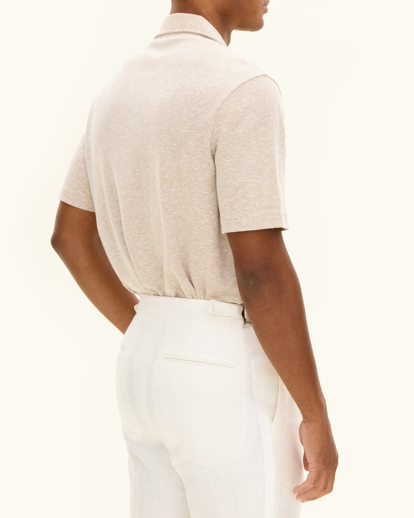 Konrad Reg Fit Skjorte Sand