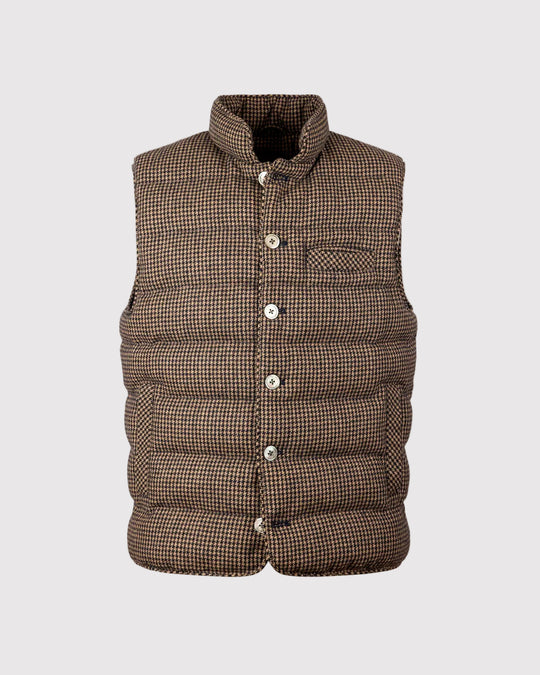Houndstooth Vest Blå