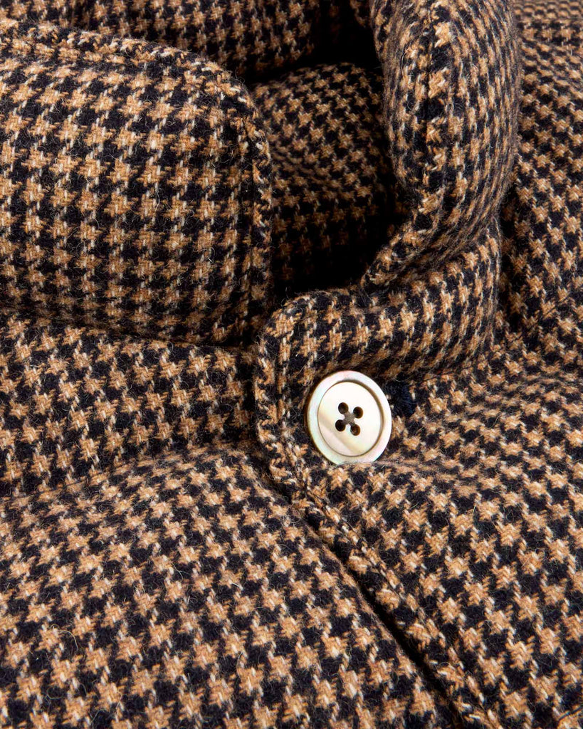 Houndstooth Vest Blå