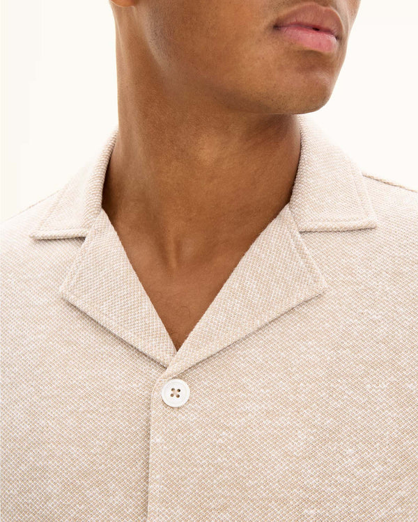 Konrad Reg Fit Skjorte Sand