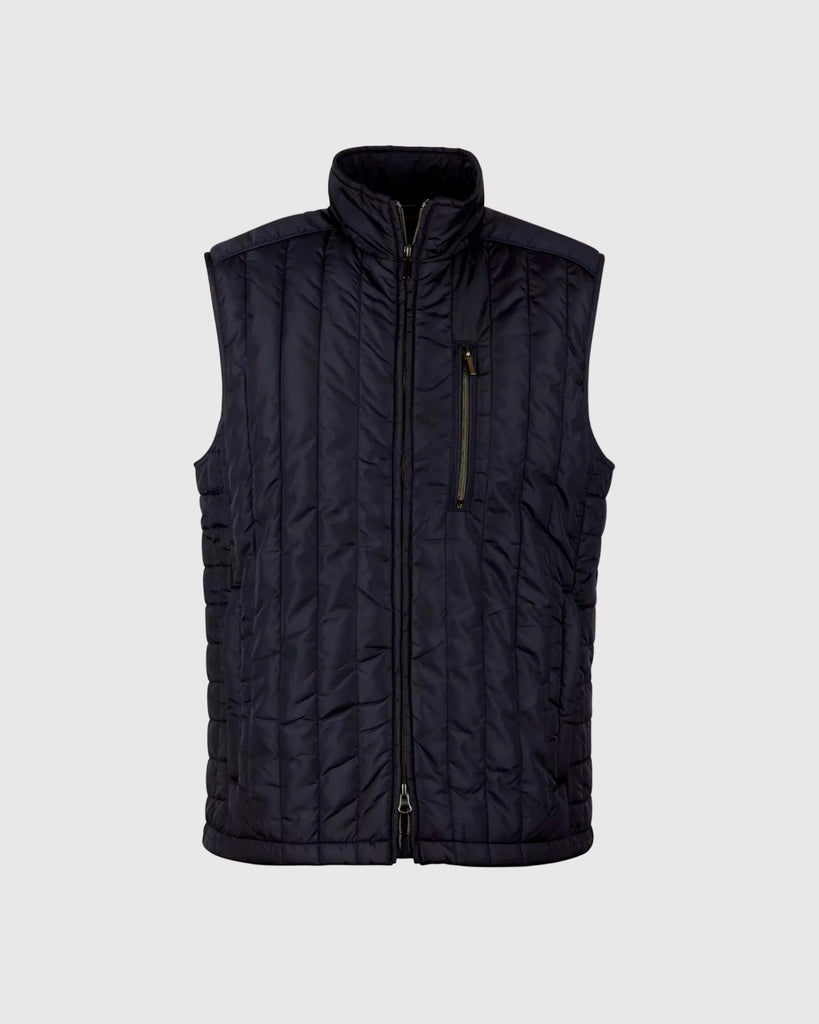 Quilted Vest Blå