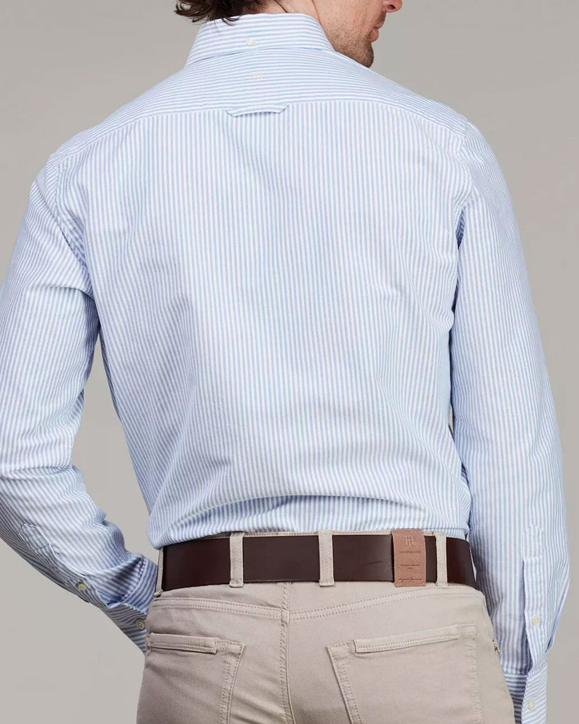 Oxford Skjorte Stripe Blå