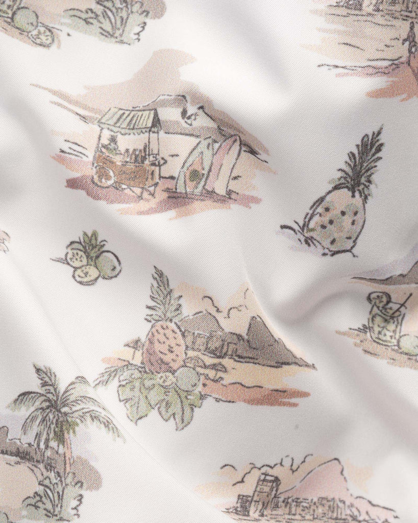 Palm Swim Shorts Hvid