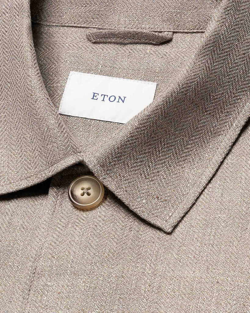 Overshirt Hør Four Pocket Grå