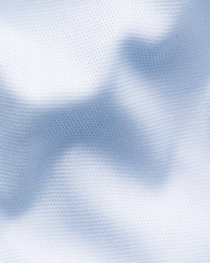 Semi Solid Skjorte Slim Lyseblå