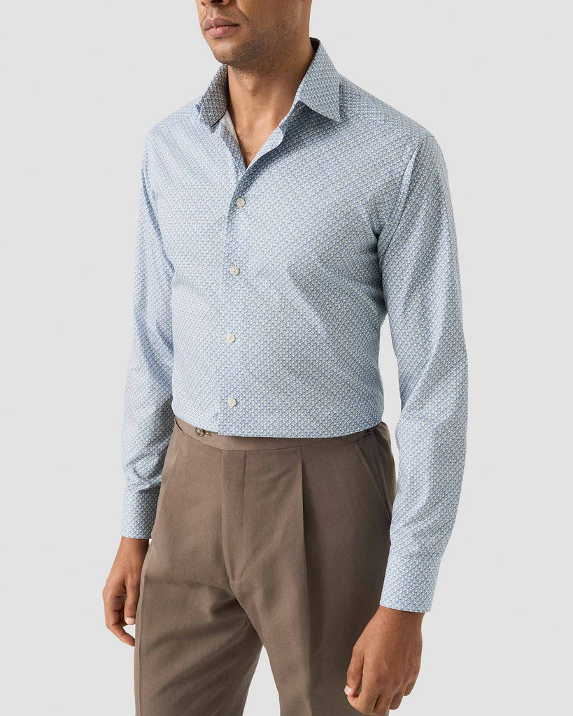 Drinks Skjorte Slim Blå