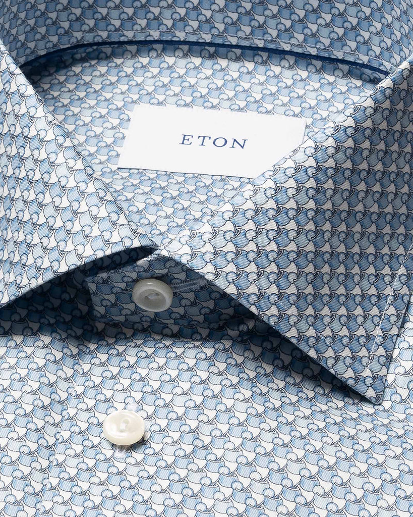 Drinks Skjorte Slim Blå