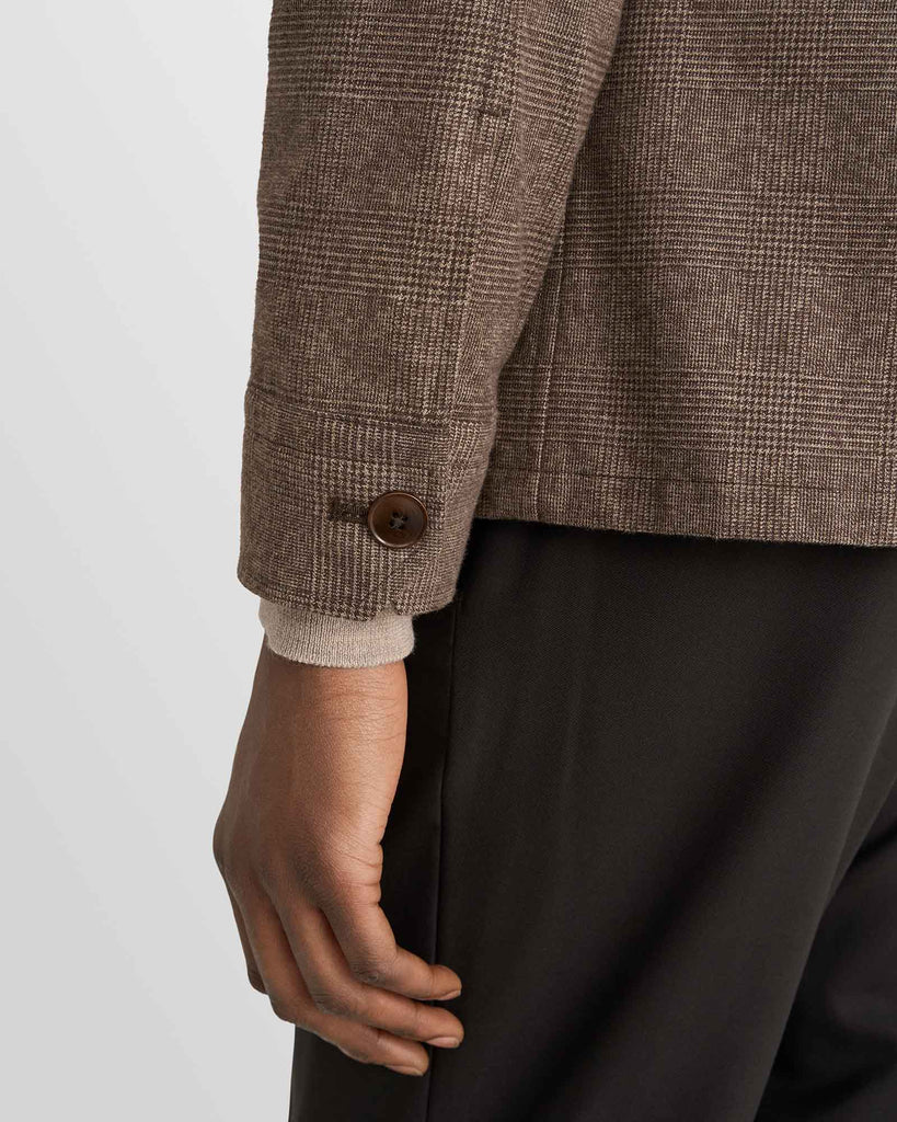 Flannel Pocket Jacket Brun
