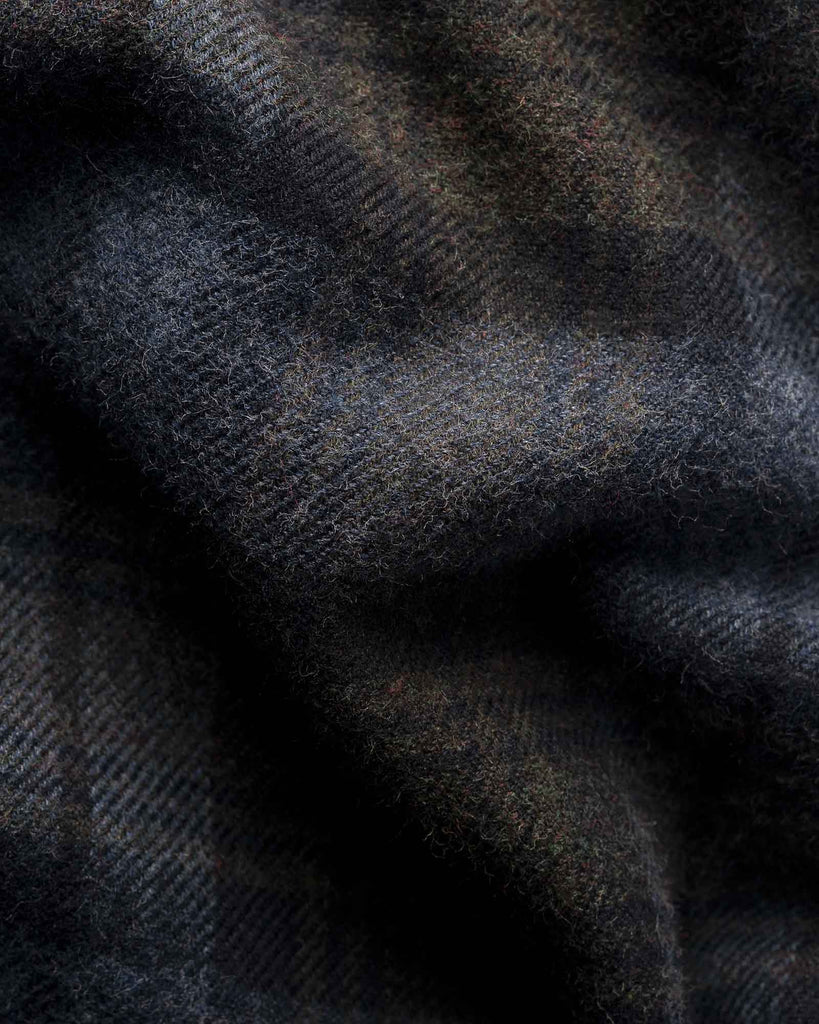 Plaid Check Flannel Blå