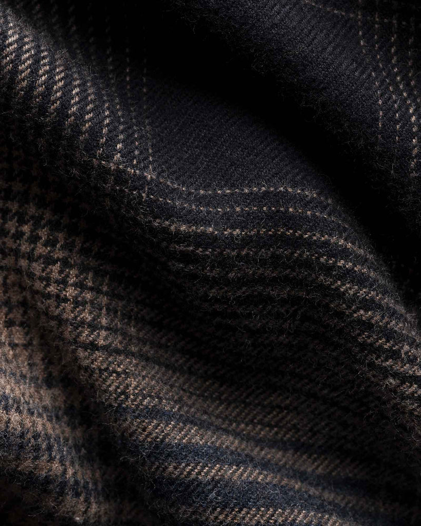 Plaid Check Flannel Brun