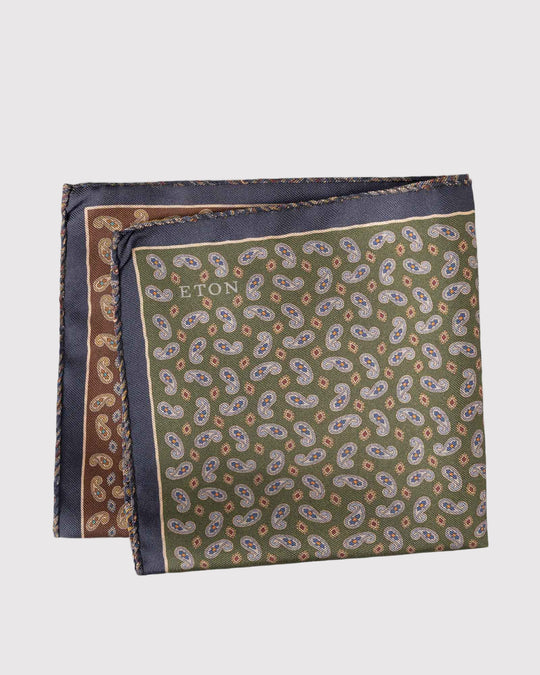 Four Silk Pocket Square Multi