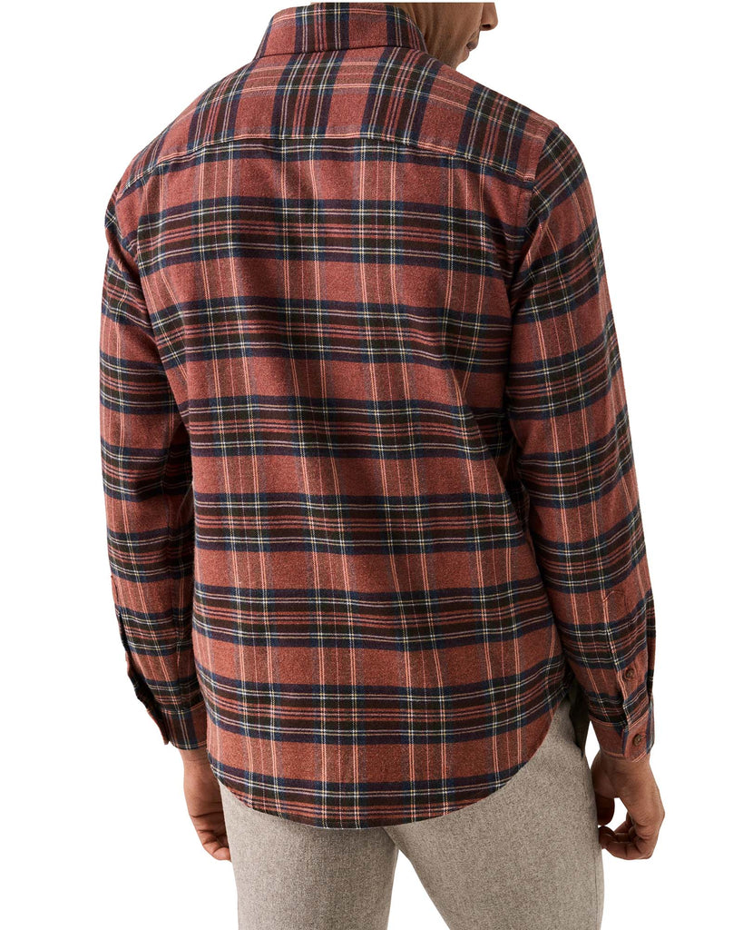 Flannel Check Skjorte Rød