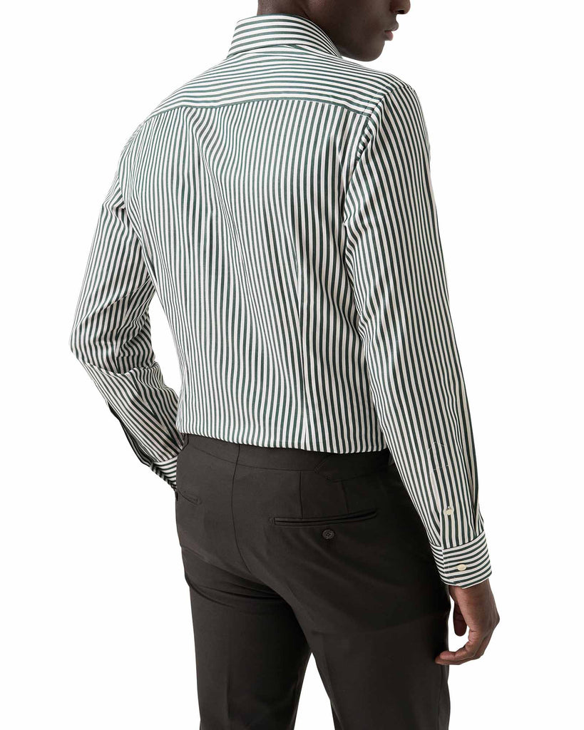 Contemporary Fit Bengal Striped Grøn