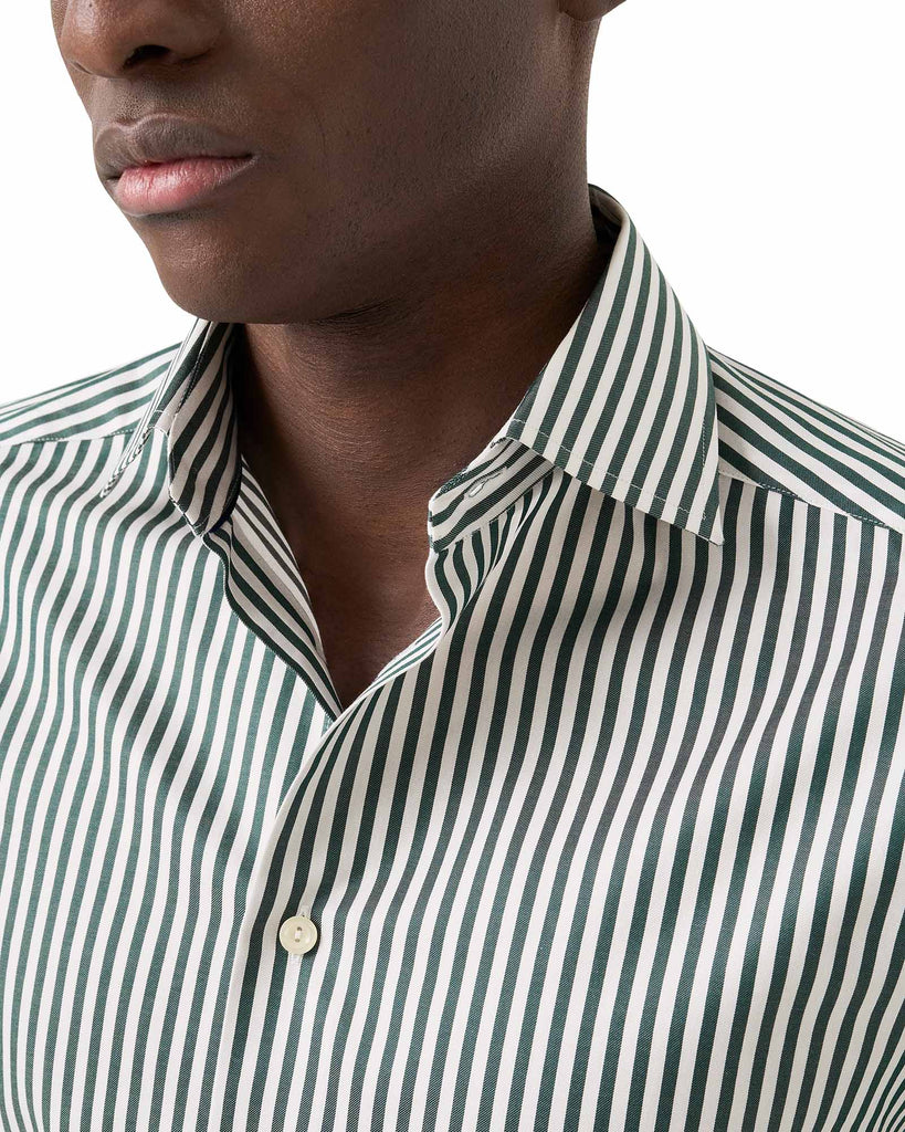Contemporary Fit Bengal Striped Grøn