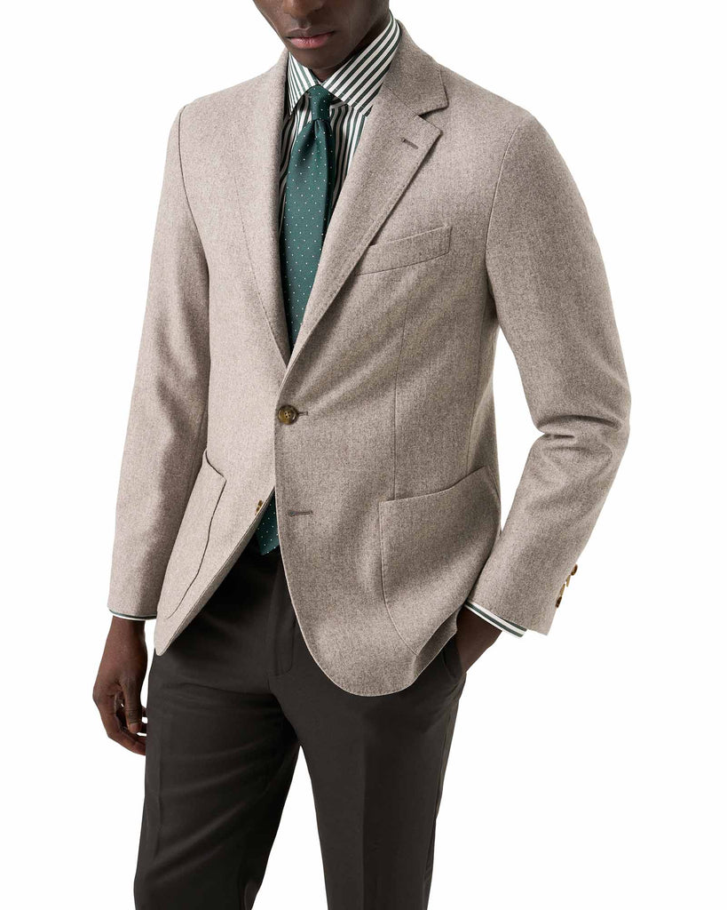 Slim Fit Bengal Striped Skjorte Grøn