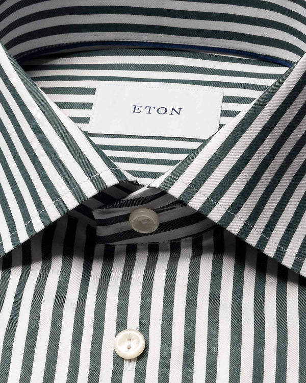 Contemporary Fit Bengal Striped Grøn