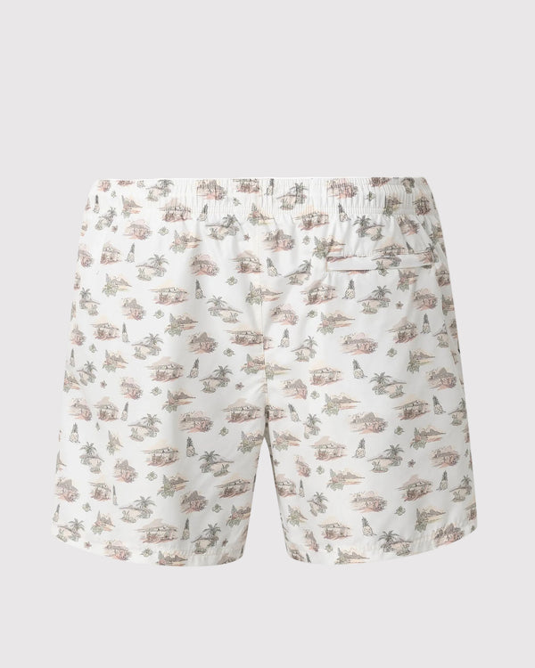 Palm Swim Shorts Hvid