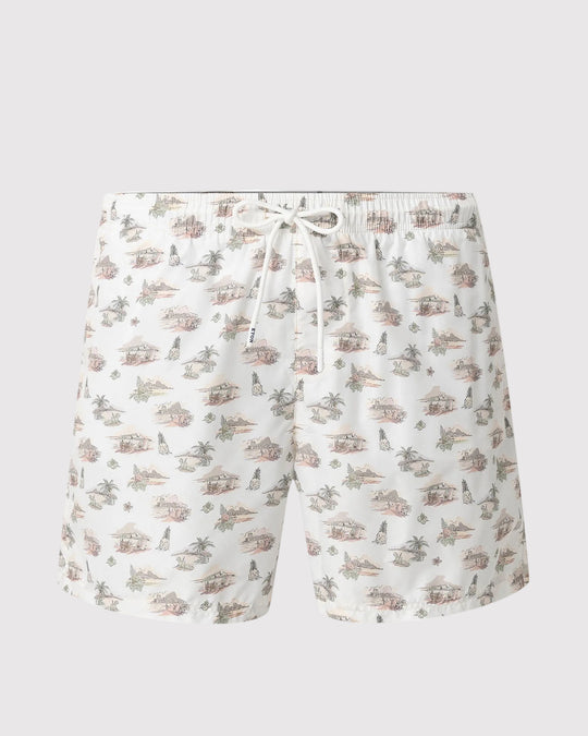 Palm Swim Shorts Hvid
