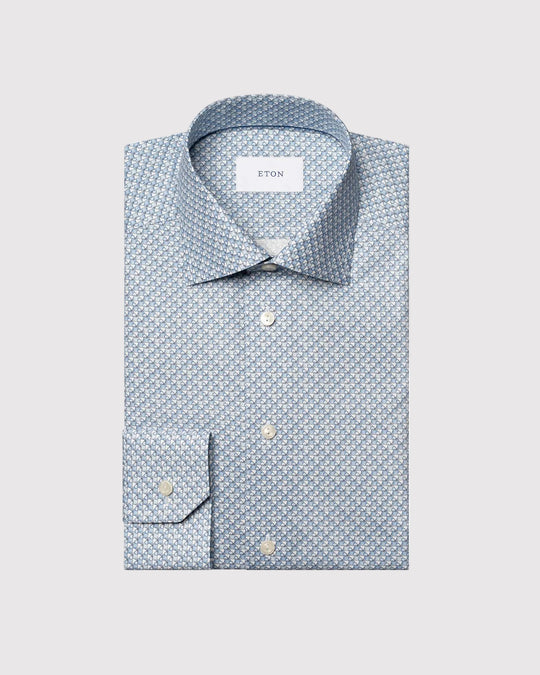 Drinks Skjorte Slim Blå