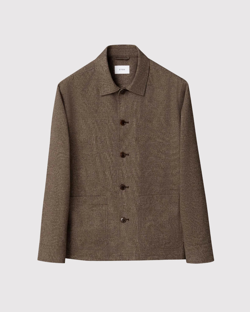 Flannel Pocket Jacket Brun