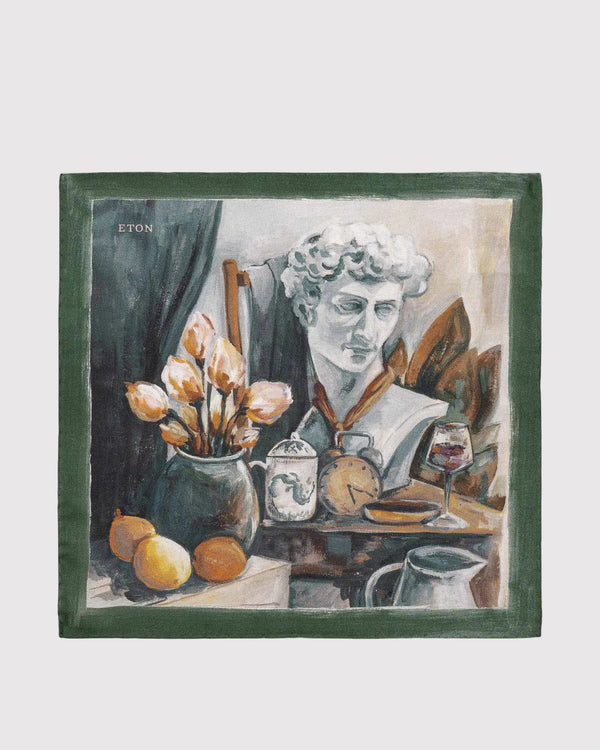 Painting Pocket Square Grøn