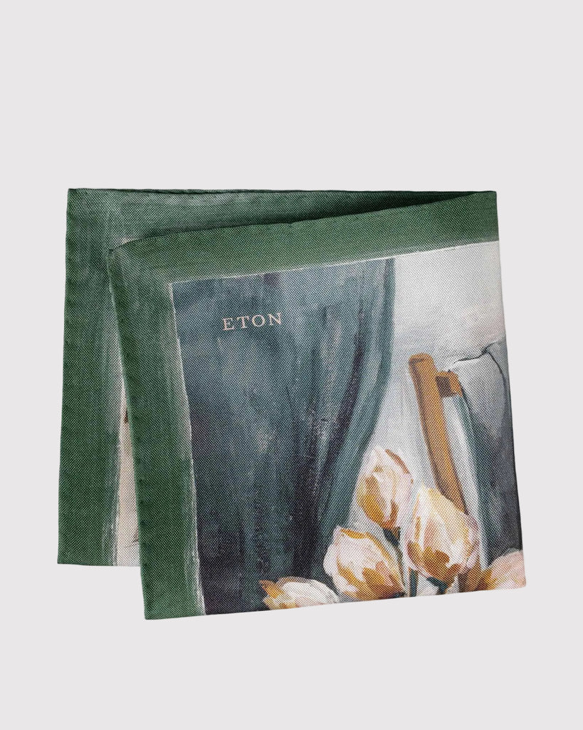 Painting Pocket Square Grøn